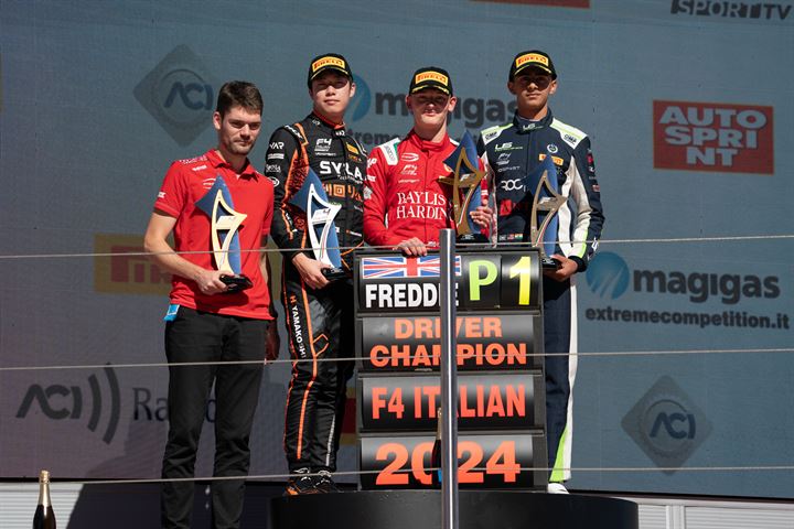 Freddie Slater è il nuovo Campione dell’Italian F.4 Championship