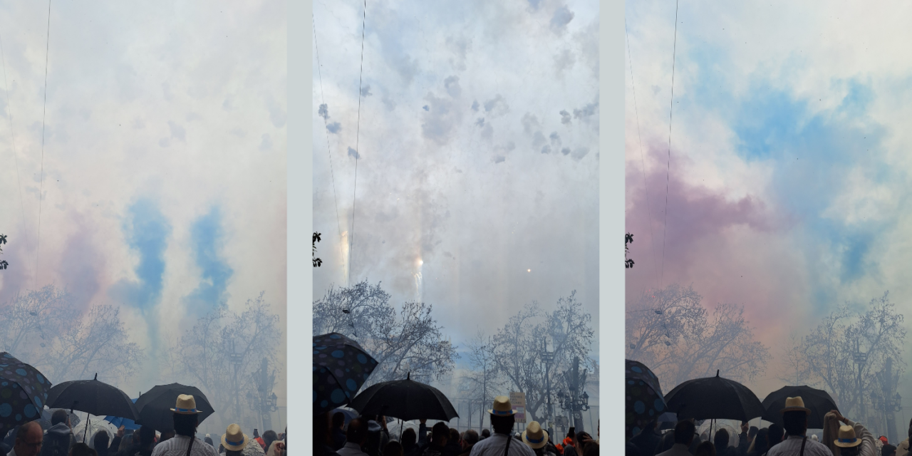Spagna. Valencia. Fallas 2025. In attesa del Mascletà