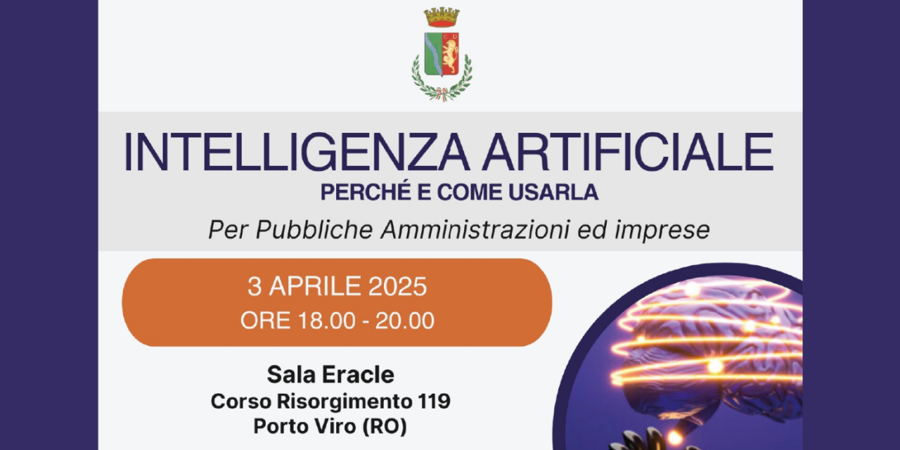 Porto Viro (Ro). Corso di formazione gratuito per Pubbliche Amministrazione e Imprese