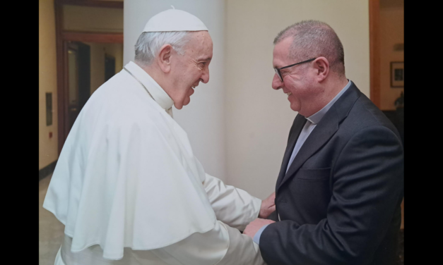 Taglio di (Rovigo). Don Stefano Donà ha incontrato Papa Francesco