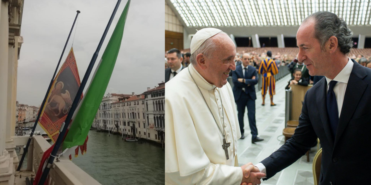 Venezia. Lutto regionale per la morte di Papa Francesco