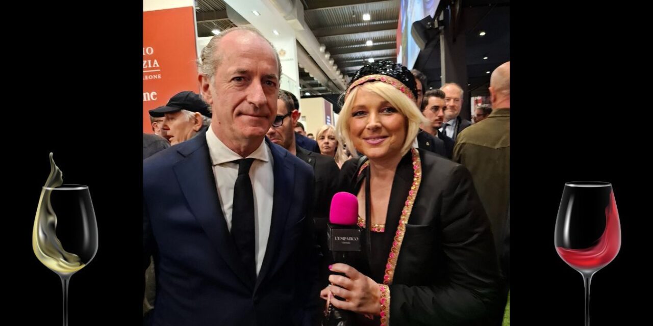 Verona. Vinitaly 2025. Intervista a Luca Zaia, Presidente della Regione del Veneto