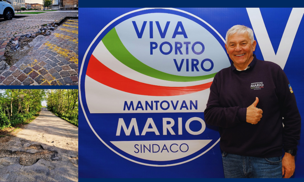 Porto Viro. Speciale elezioni 2025. Mario Mantovan: “Manutenzione delle strade, piazze e marciapiedi”