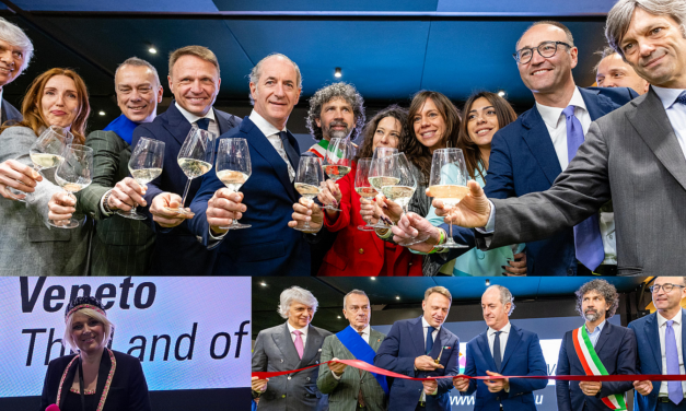 Verona. Inaugurazione Vinitaly 2025. Inaugurazione Padiglione della Regione del Veneto