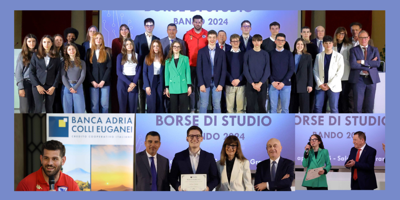 Rovigo, Padova, Venezia. Banca Adria Colli Euganei punta sui giovani e premia 39 bravissimi