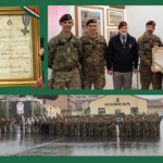 Livorno. Caserma Pisacane. Cerimonia 80° Operazione Herring. Medaglia d’argento a Silvio Infanti