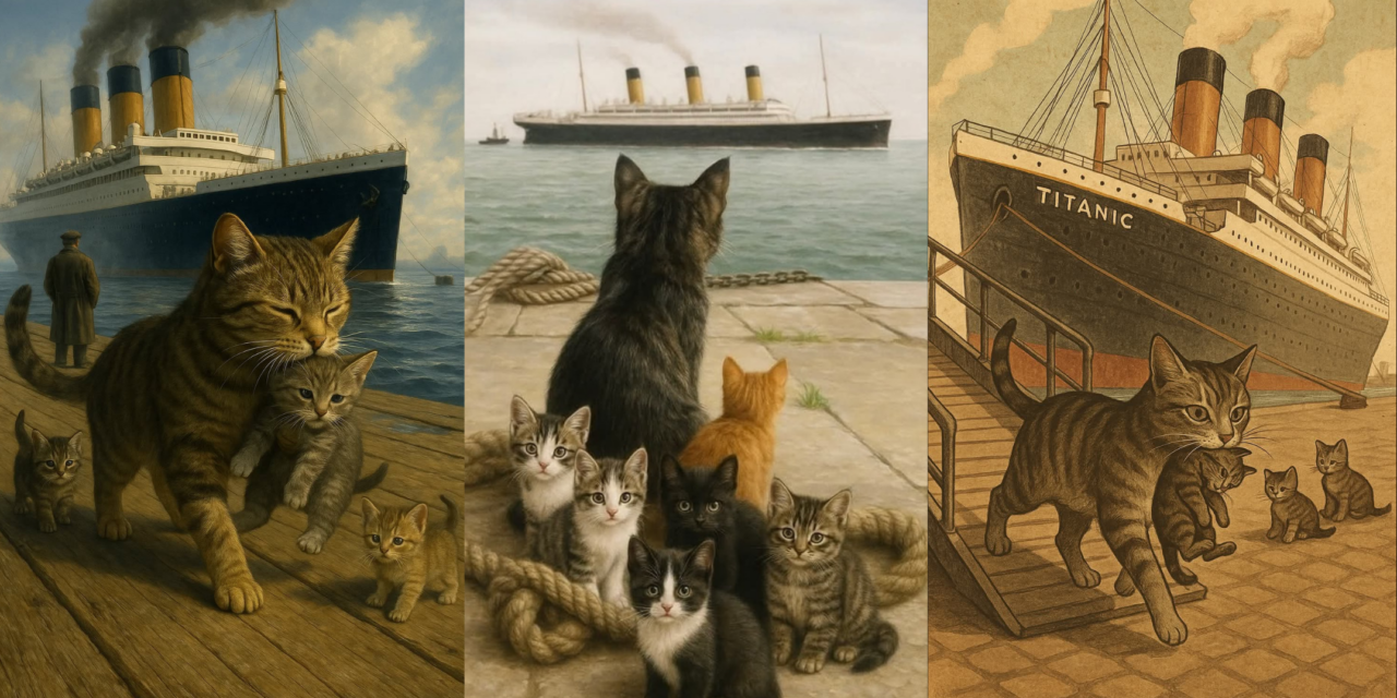 Jenny, la gatta del Titanic che previde il disastro e salvò una vita umana