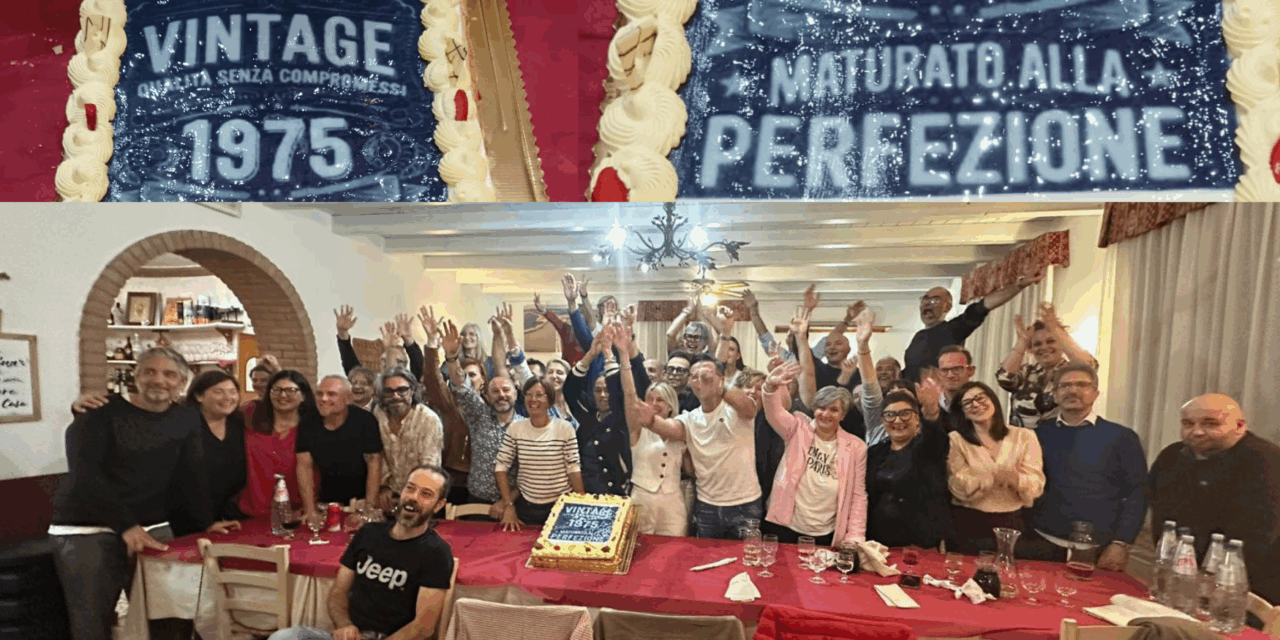 Taglio di Po. La Classe 1975 festeggia 50 anni: una serata tra ricordi, emozioni e amicizia ritrovata