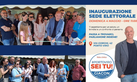 Porto Viro. Speciale elezioni 2025. Inaugurata la sede elettorale “#PortoViro sei tu!”
