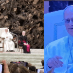 Città del Vaticano. Sala Nervi. Papa Leone XIV ha incontrato i giornalisti