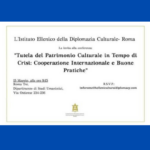 Roma. Una conferenza sulla tutela del patrimonio culturale in tempi di crisi