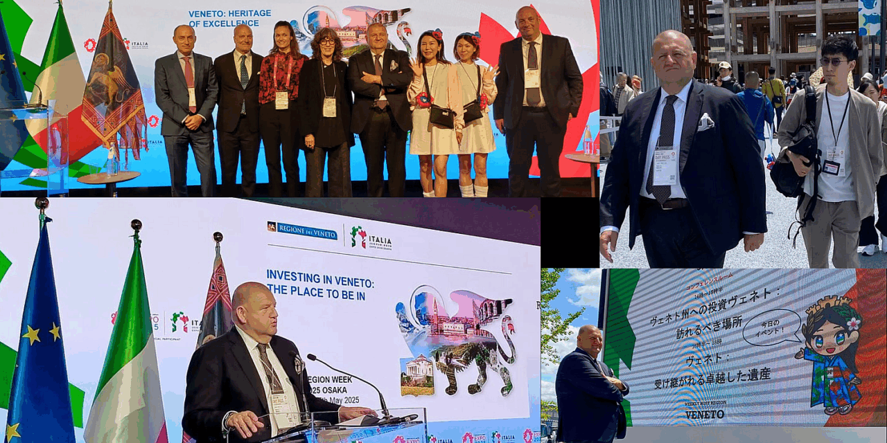 Osaka e Expo Osaka l’assessore Marcato presenta Bluegate, la legge regionale per l’attrazione degli investimenti e il Nuovo Piano Energetico