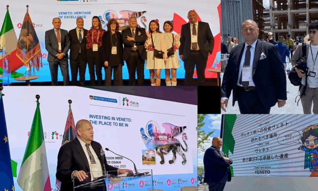 Osaka e Expo Osaka l’assessore Marcato presenta Bluegate, la legge regionale per l’attrazione degli investimenti e il Nuovo Piano Energetico