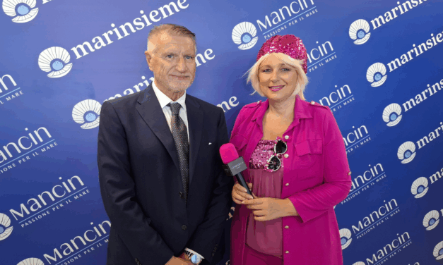 Rivà. Inaugurazione Azienda Mancin Nadia. Intervista a Fabio Negri, responsabile dello stabilimento