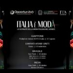 Prima edizione delle “Giornate della Moda Italiana nel Mondo”