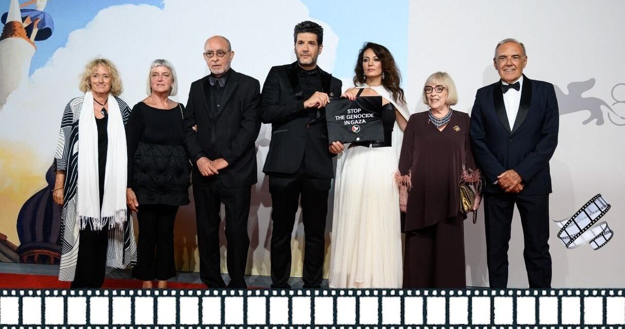 Venezia. Mostra del Cinema 2025. Film “Calla Malaga”. Il red carpet della delegazione