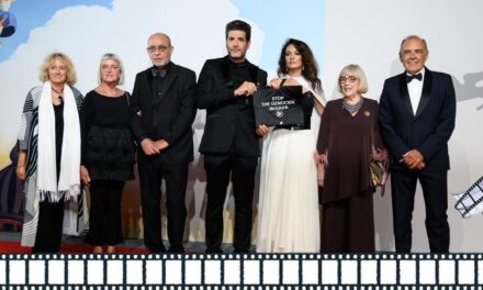 Venezia. Mostra del Cinema 2025. Film “Calla Malaga”. Il red carpet della delegazione