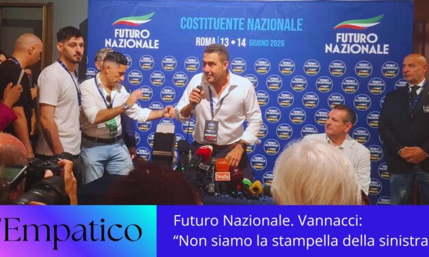 Roma. Vannacci: “Non siamo la stampella della sinistra”. Assemblea costituente Futuro Nazionale