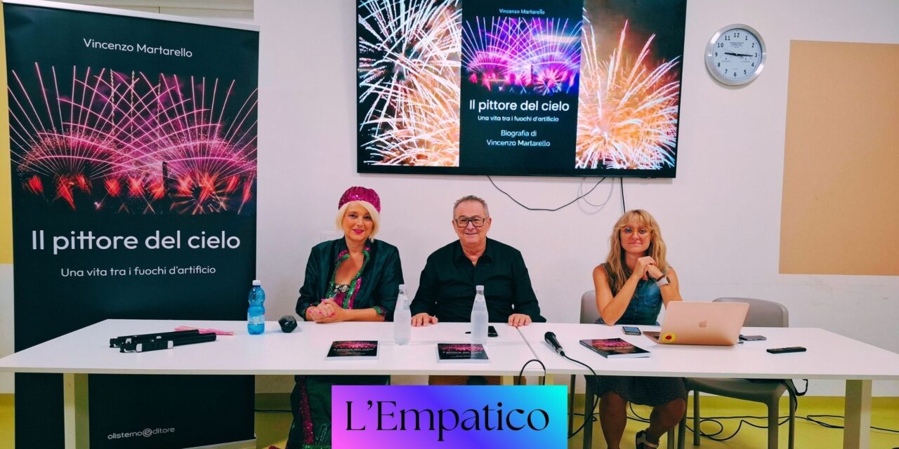 Arquà Polesine. Applausi per Vincenzo Martarello alla presentazione  del suo libro “Il pittore del cielo”