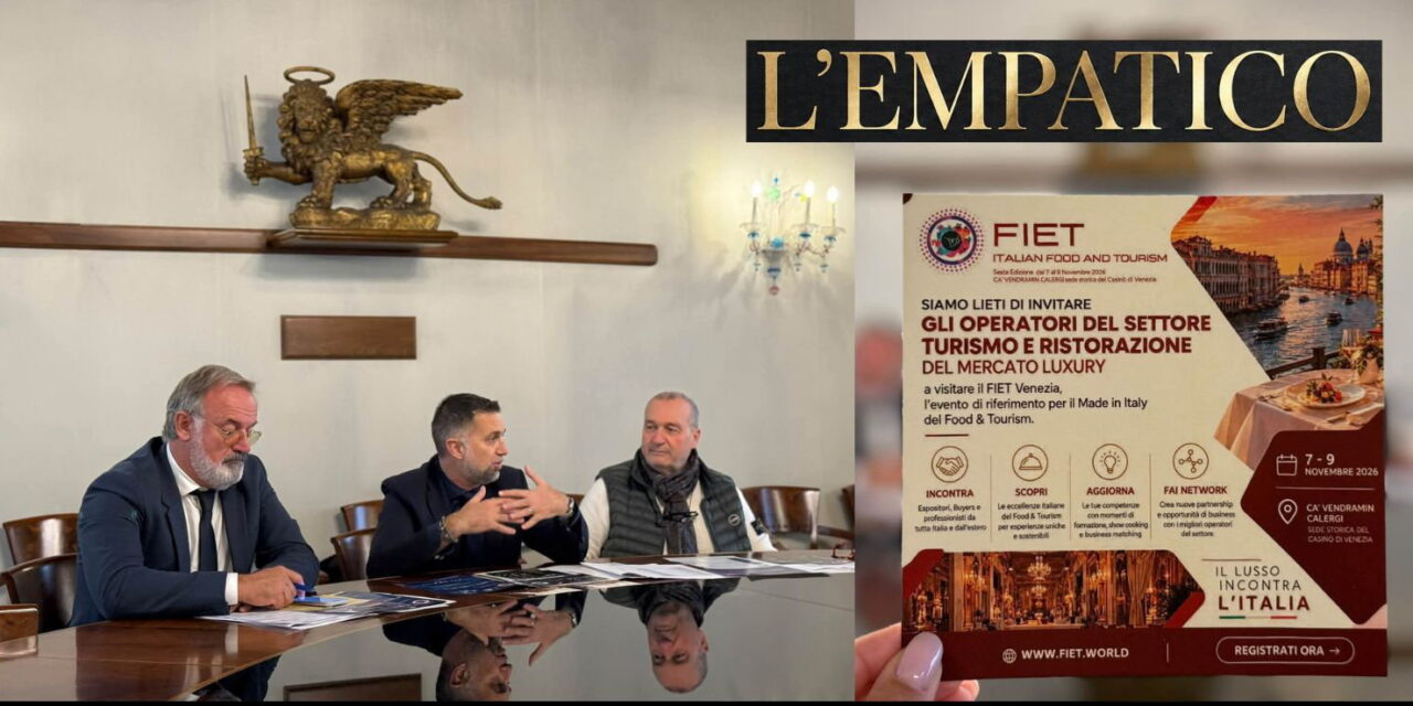 Venezia. Nuova edizione di Fiet, festival dell’enogastronomia italiana, dal 7 al 9 novembre 2026
